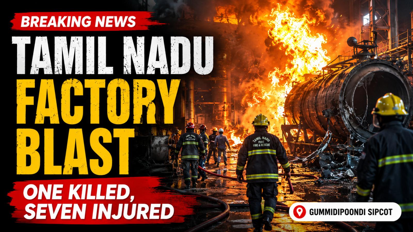 Tamil Nadu factory blast kills worker, injures sevennu sure