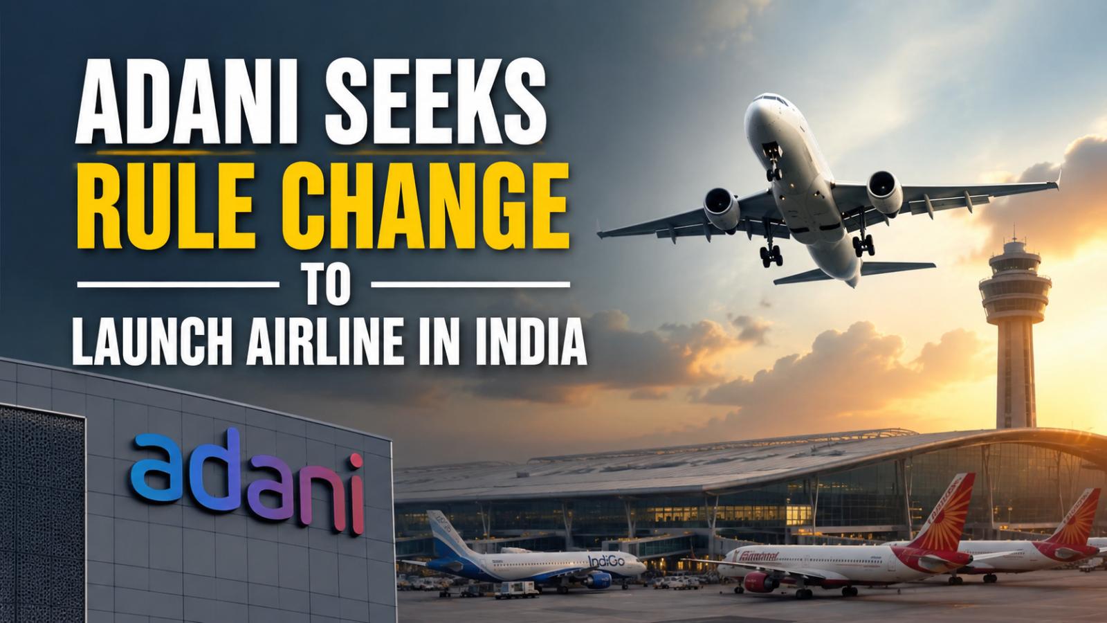 Adani Seeks Rule Change to Launch Airline in India