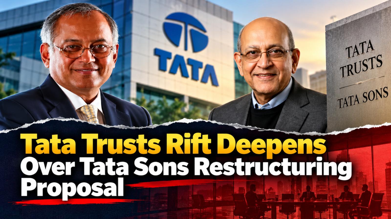 Tata Trusts Rift Deepens Over Tata Sons Restructuring Proposal