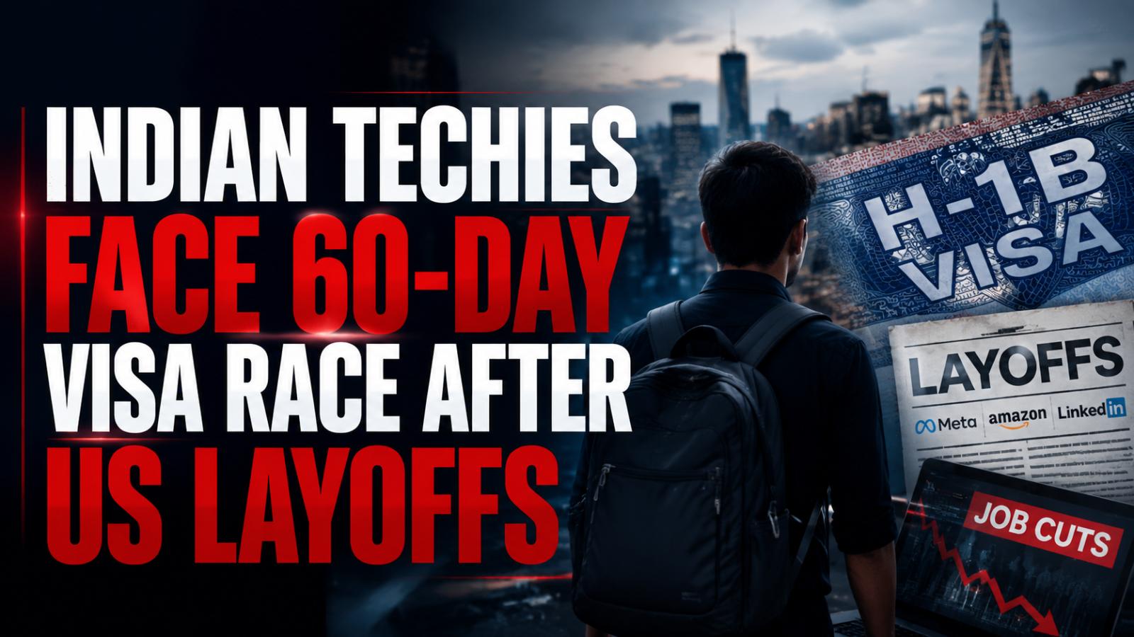 Indian Techies Race Against 60-Day H-1B Visa Deadline Amid US Tech Layoffs