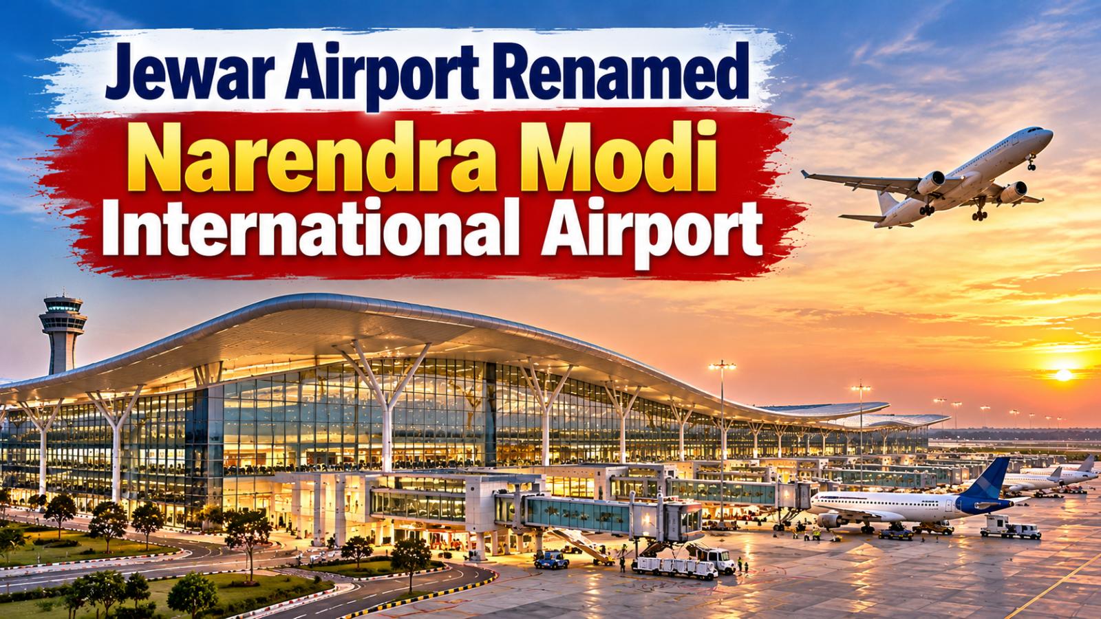Jewar Airport Renamed Narendra Modi International Airport