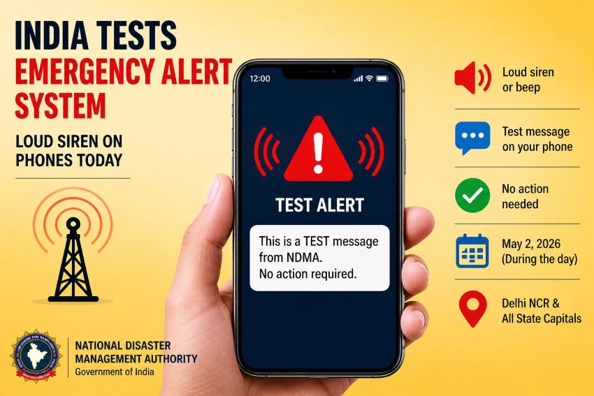 India Tests Emergency Cell Broadcast Alert System With Loud Phone Sirens
