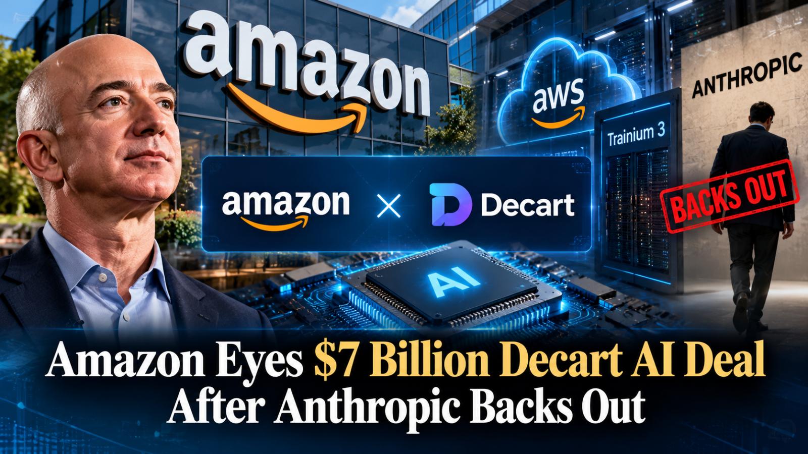 Amazon Eyes $7 Billion Decart AI Deal After Anthropic Backs Out