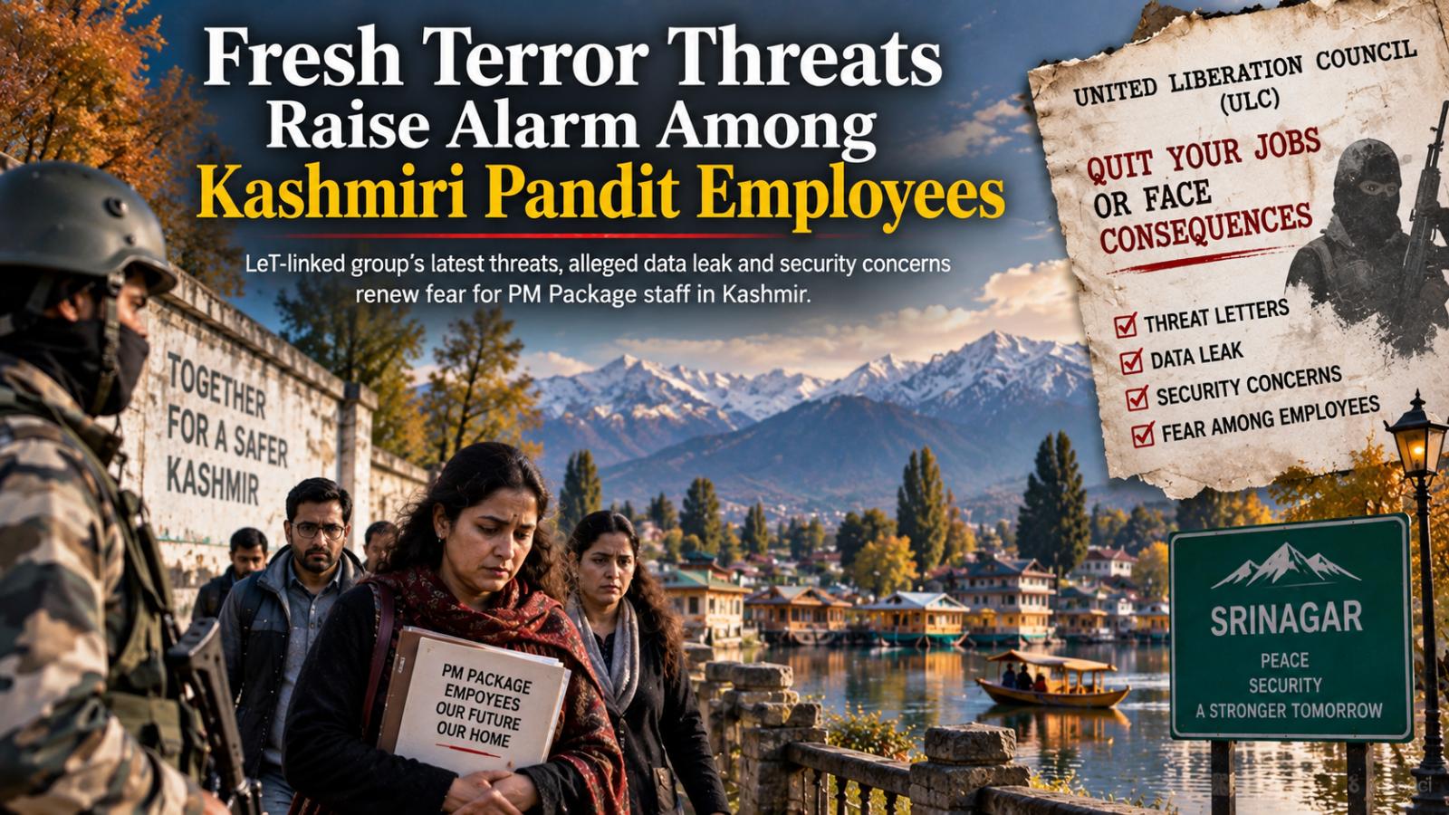 Fresh terror threats raise alarm among Kashmiri Pandit employees