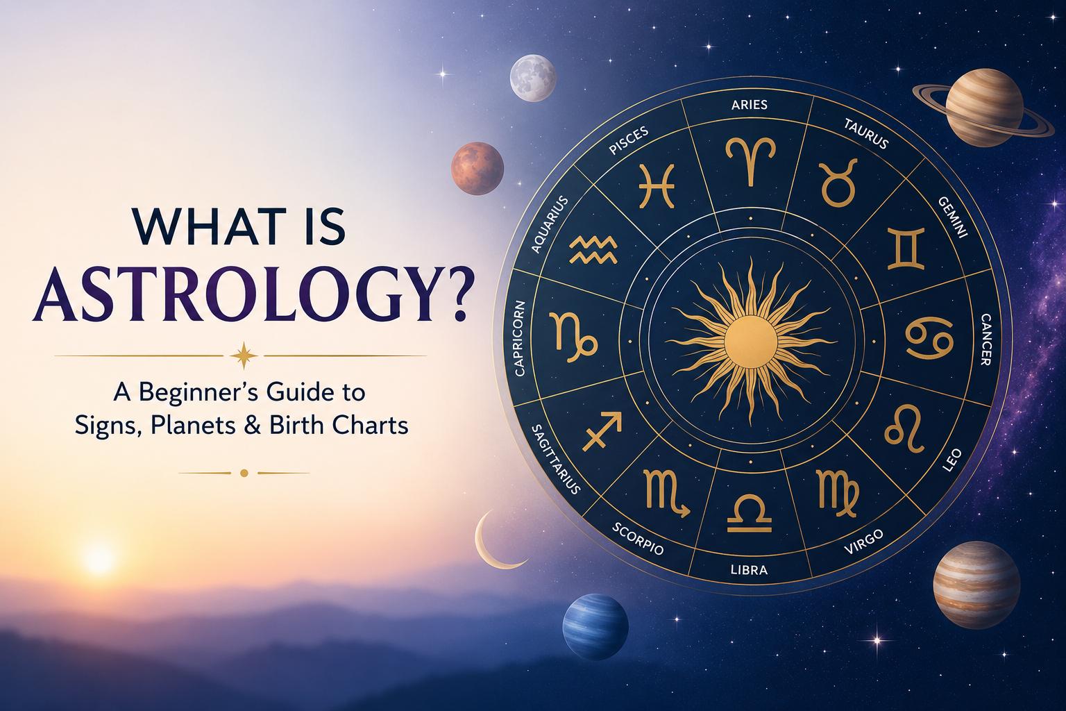 What is astrology  A beginners guide to signs, planets and birth charts
