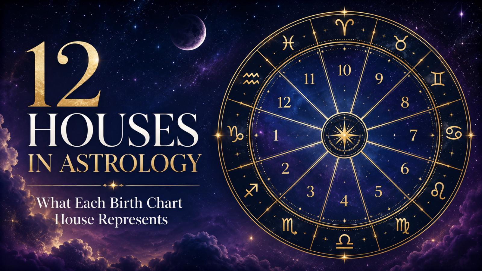 12 Houses in Astrology: Meaning of Each Birth Chart House