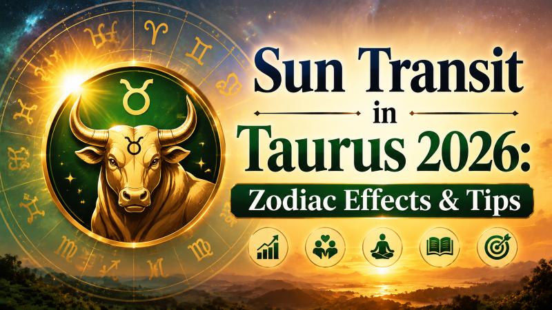 Sun Transit in Taurus 2026: Zodiac Effects & Tips