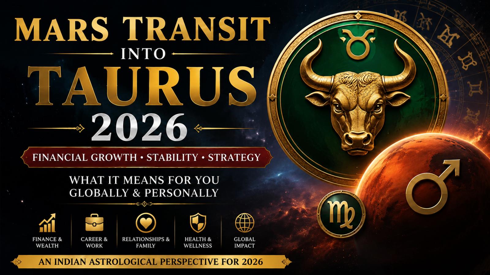Mars Transit in Taurus 2026: Date, Time, Effects and Remedies