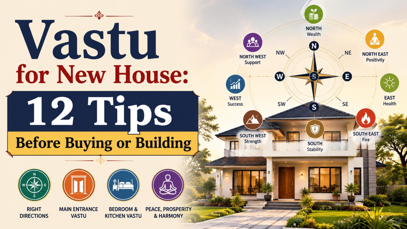 Vastu for New House: 12 Tips Before Buying or Building