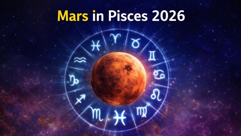 Mars Transit in Pisces 2026 Emotional Healing, Creativity, and Spiritual Growth