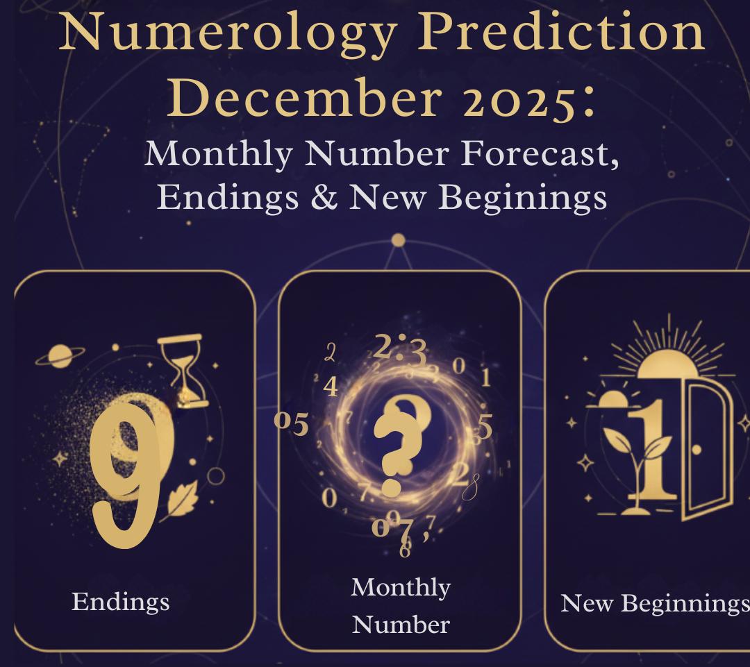 Numerology Prediction December 2025: Monthly Number Forecast, Endings & New Beginnings