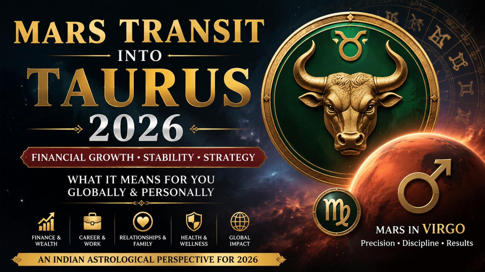 Mars Transit in Taurus 2026 Date, Time, Effects and Remedies
