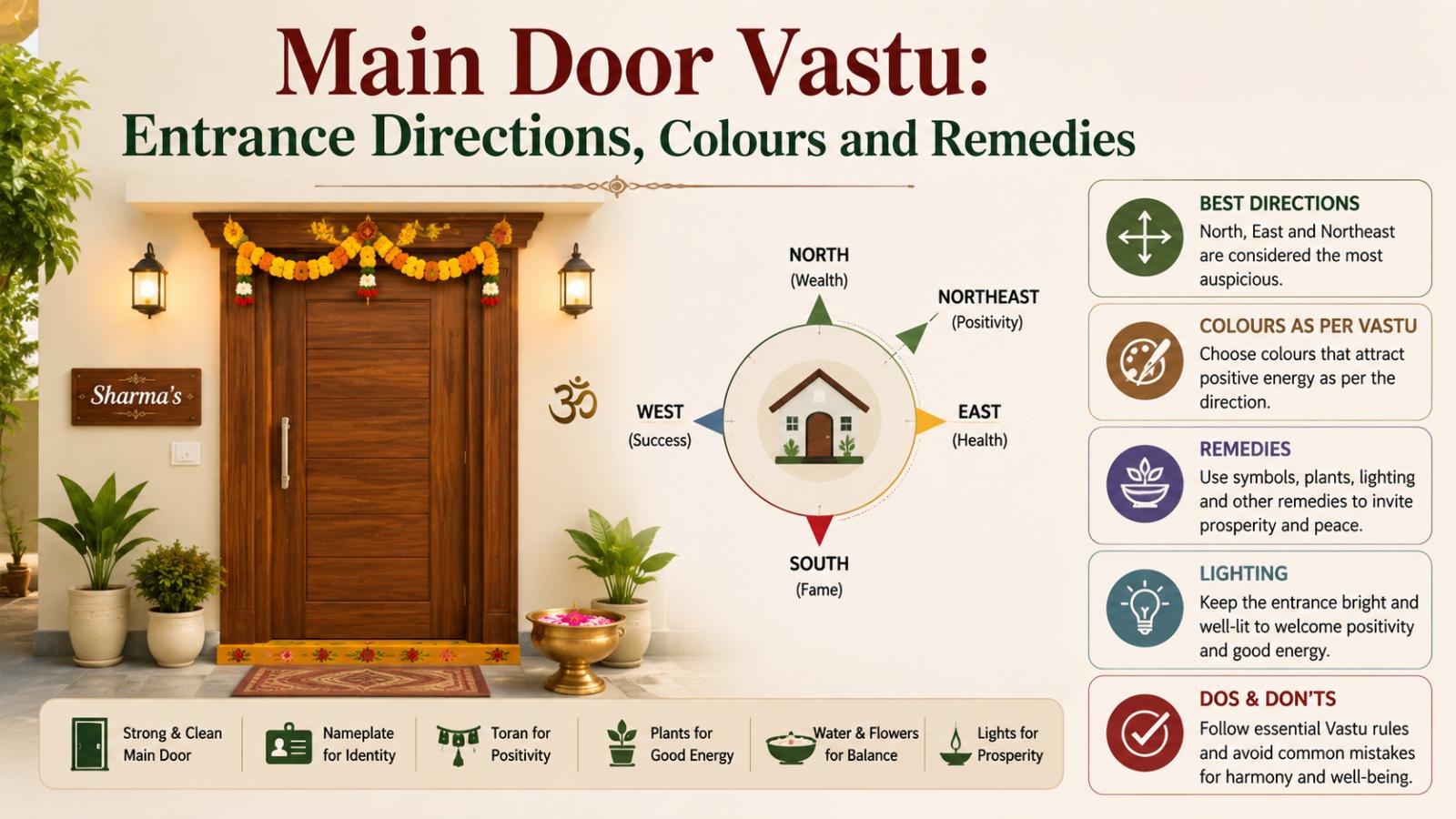 Main Door Vastu: Entrance Directions, Colours and Remedies