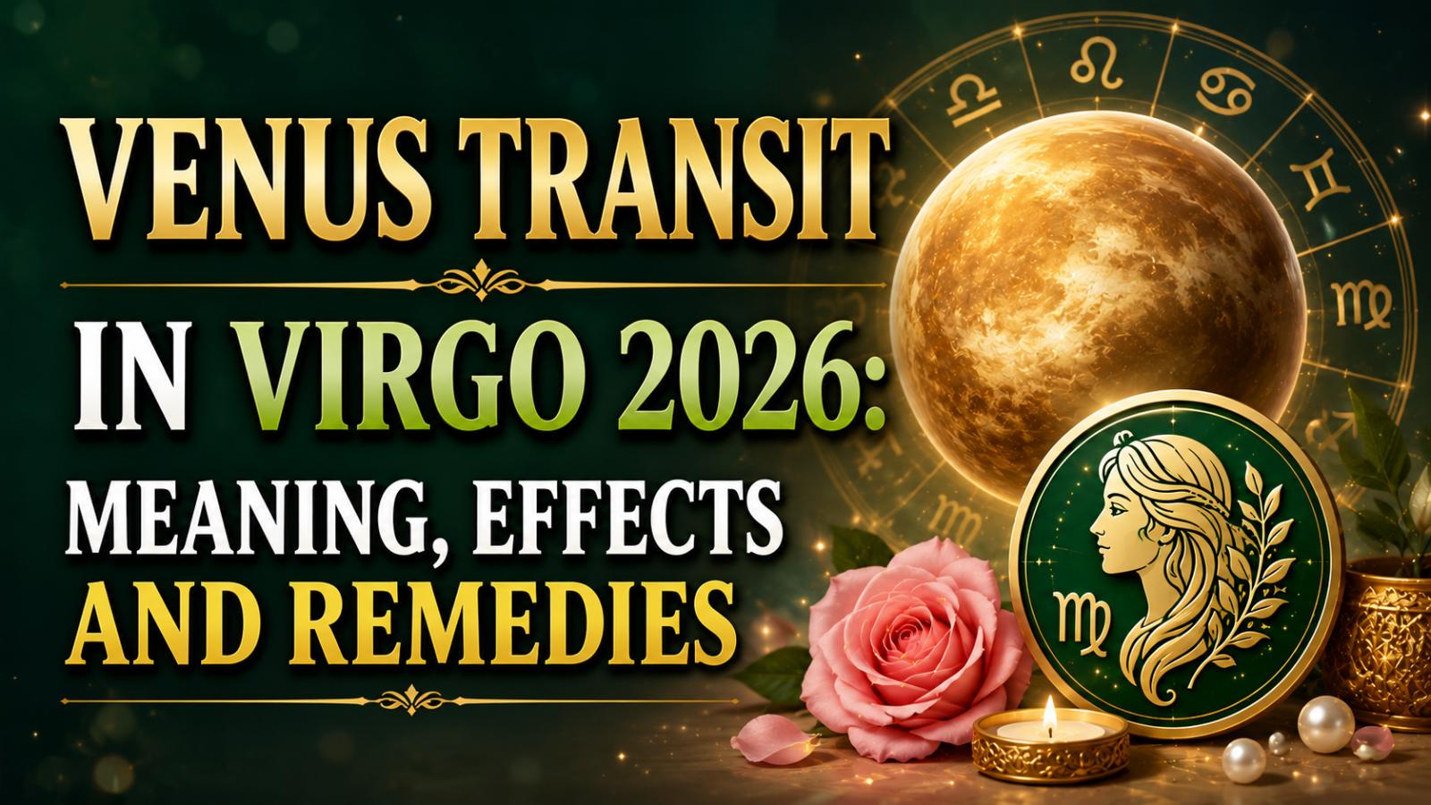 Venus Transit in Virgo 2026 Meaning, Effects and Remedies