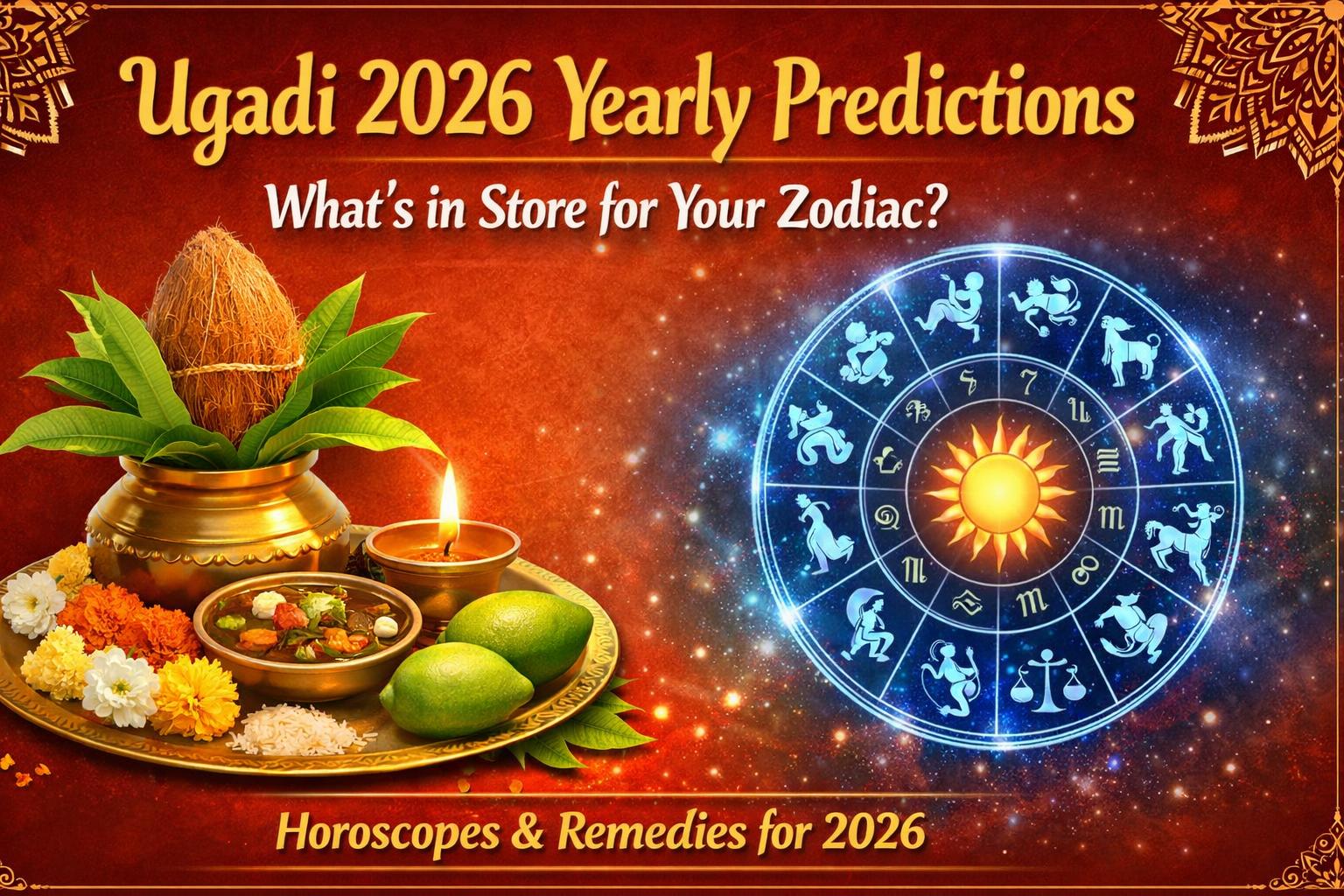 Ugadi 2026 Your Zodiacs Yearly Predictions and Remedies