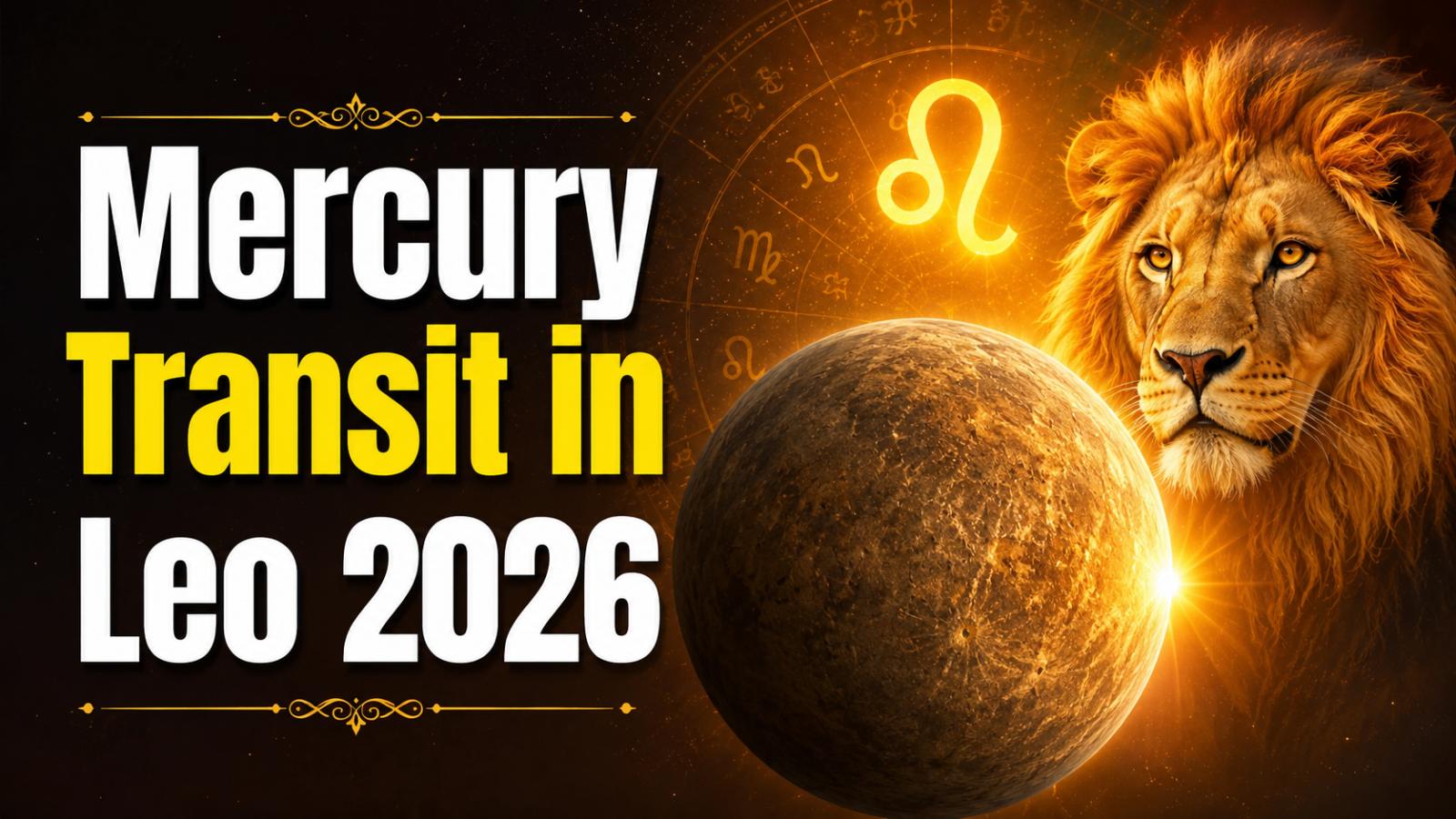 Mercury Transit in Leo 2026: Effects, Date, Time and Remedies