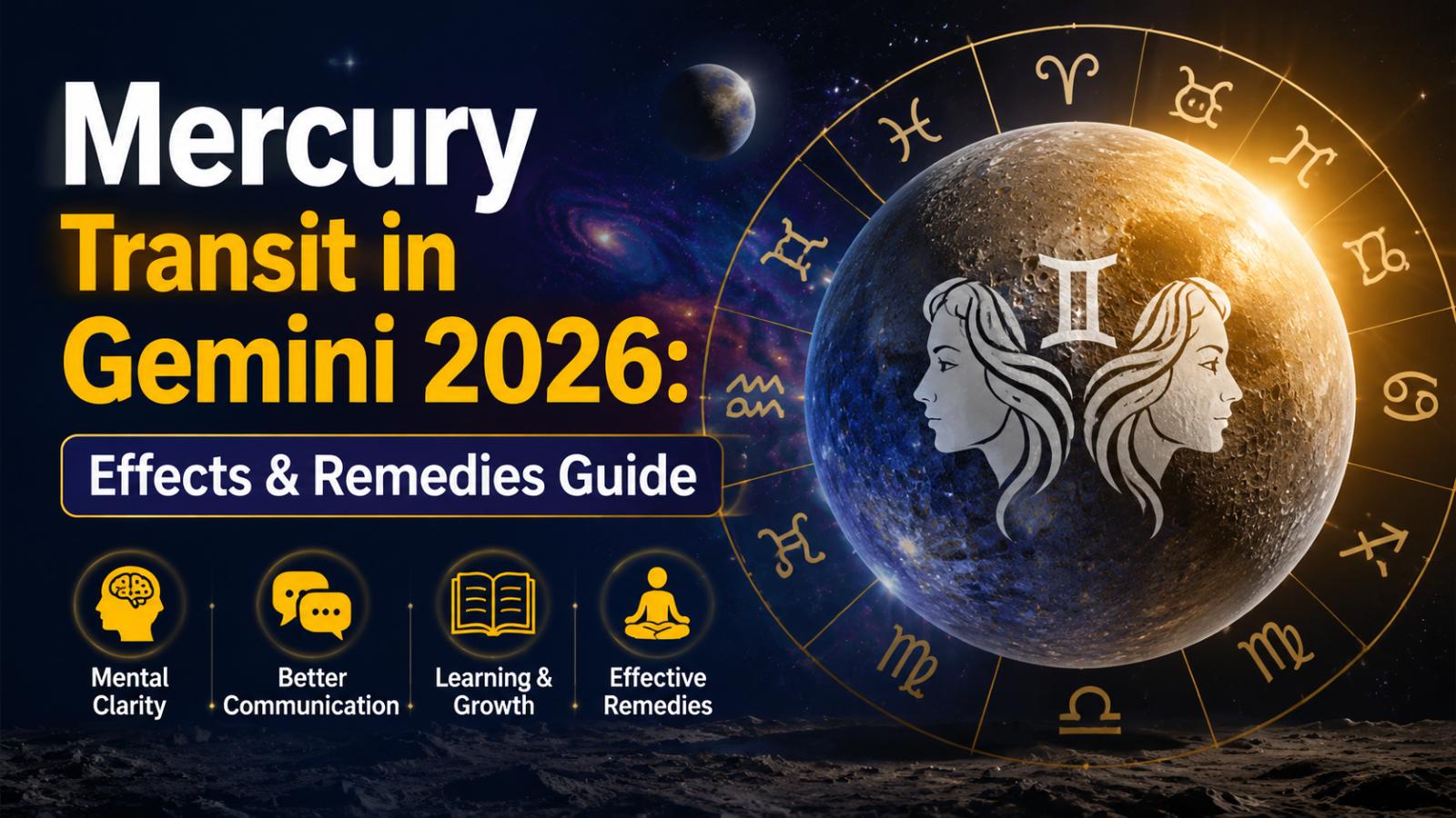 Mercury Transit in Gemini 2026: Effects & Remedies Guide