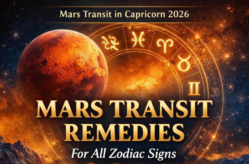 Mars Transit in Capricorn 2026 Remedies for All Zodiac Signs  Balance Mars Energy