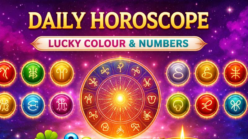 Daily Horoscope for All Zodiac Signs  Find Your Lucky Colour & Numbers