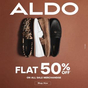 ALDO Flat 50% Off Sale: Shop Trendy Footwear, Bags & Accessories