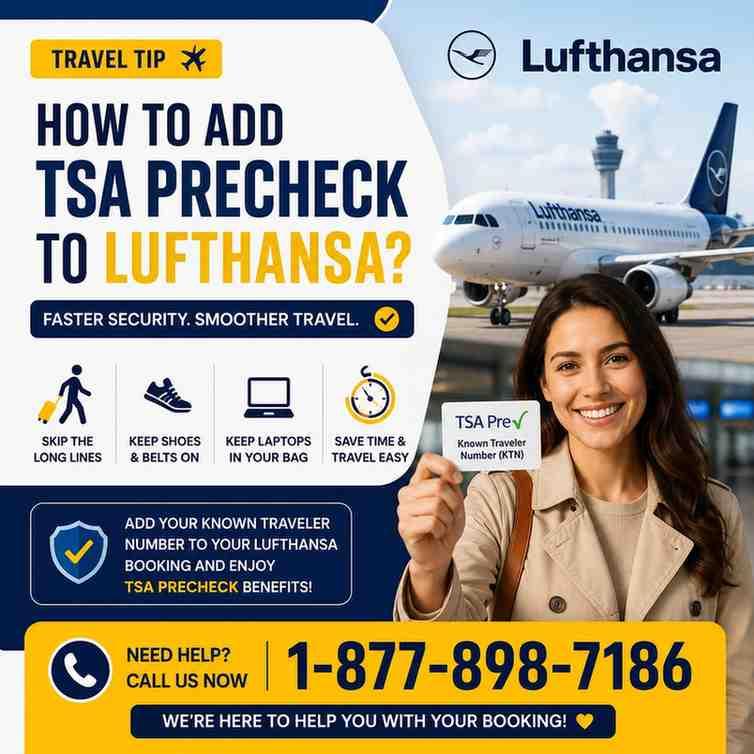 How To Add TSA PreCheck To Lufthansa?