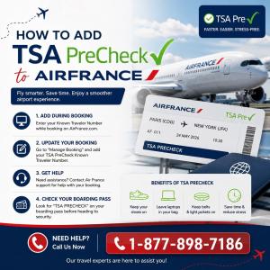 How to Add TSA PreCheck to Air France Booking | Easy Guide