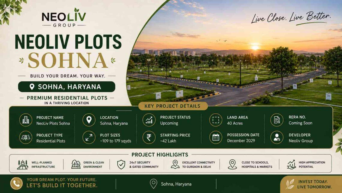 NeoLiv Plots Sohna: Everything You Need to Know Before Investing