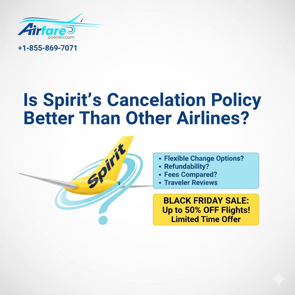 Is Spirit’s Cancellation Policy Better Than Other Airlines