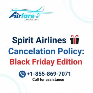 Spirit Airlines Cancellation Policy: Black Friday Edition