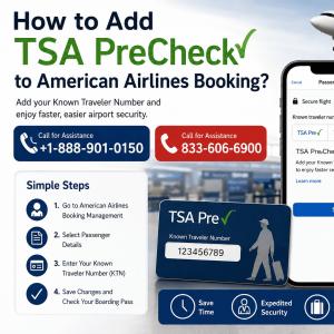 How to Add TSA PreCheck to American Airlines Booking?