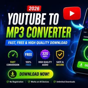 YouTube to MP3 Converter 2026 – Fast, Free & High Quality Download