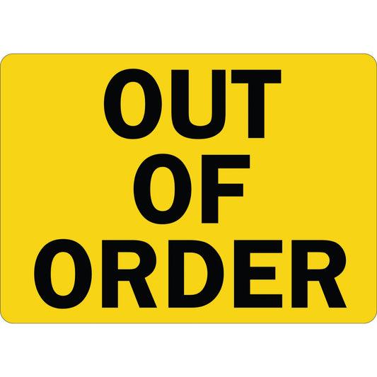 Out of Order Signs vs. Out of Service Signs: What's the Difference?