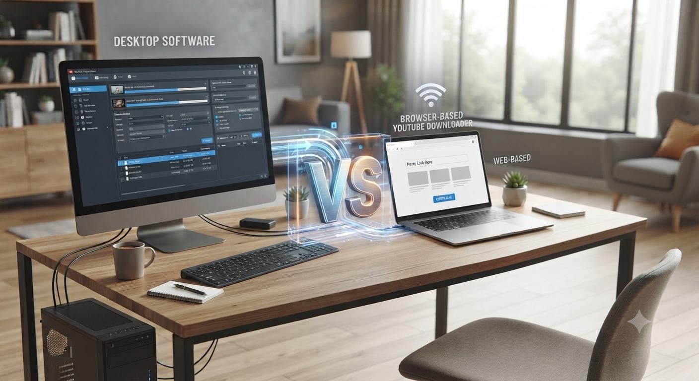 Browser-Based YouTube Downloaders vs Desktop Software