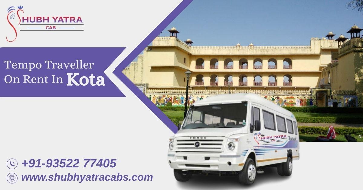 Tempo Traveller on Rent in Kota: Pricing, Inclusions & Cost Factors Explained