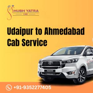 Udaipur to Ahmedabad Cab Service – One-Way, Round Trip & Airport Drop