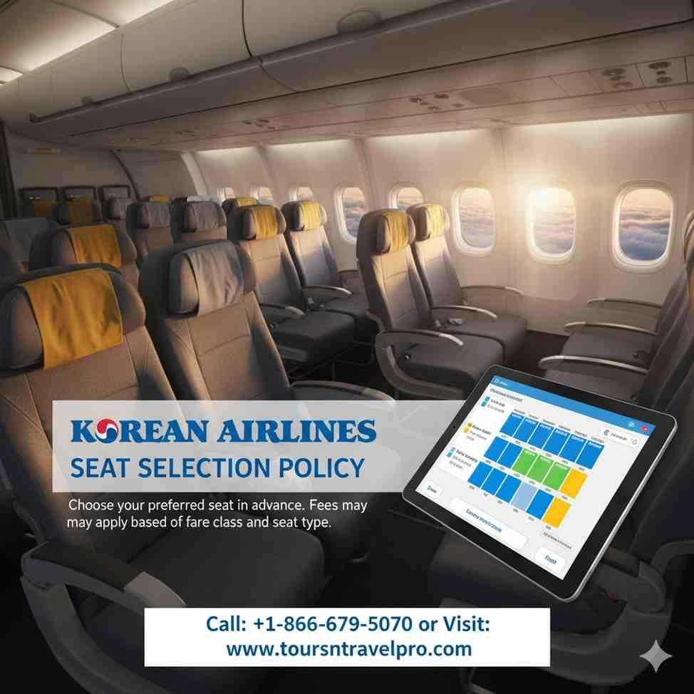 Korean Airlines Seat Selection Policy  Pick Your Seat Like a Pro