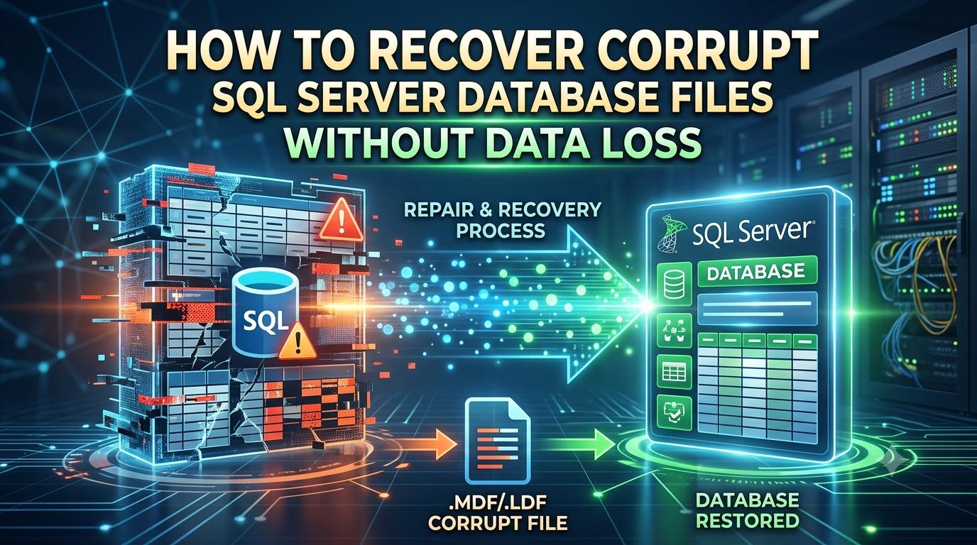 How to Recover Corrupt SQL Server Database Files Without Data Loss