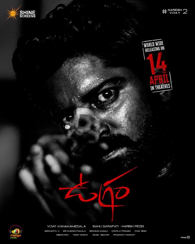 Allari Naresh, Ugram Releasing In Theatres Worldwide On April 14th