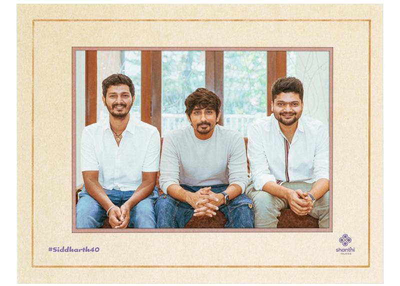 Arun Viswa Of Shanthi Talkies Presents, Siddarth’s ‘Siddarth 40’ With Director Sri Ganesh Announced