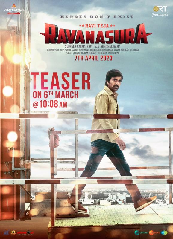Mass Maharaja Ravi Teja, Ravanasura Teaser On March 6th