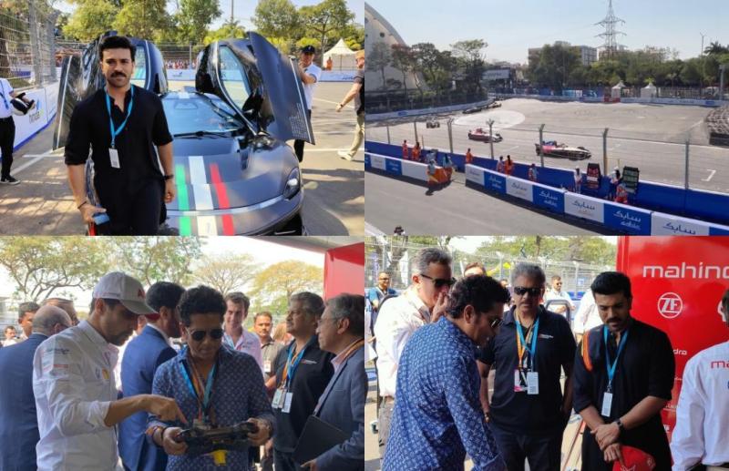 Ram Charan, Nagarjuna, Sachin, light up Hyderabad’s Eprix