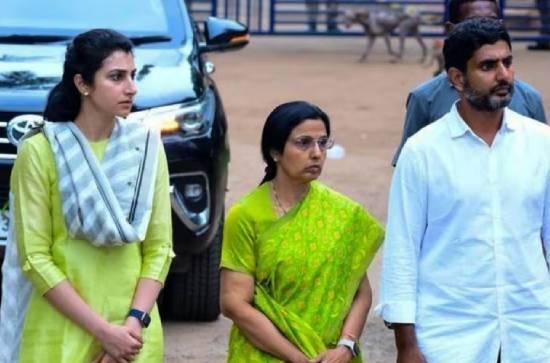CBN lost 5 KGs  Lokesh, Brahmani, and Bhuvaneshwari breathe fire