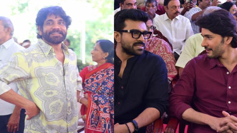 Viral Pics: Ram Charan and Mahesh with Nagarjuna