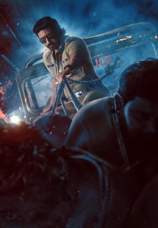 Macho Star Gopichand's Bhimaa Diwali Special Poster Released