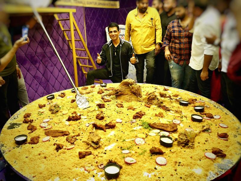 The Biggest Thali Of India Named After The Man With The Biggest Heart Sonu Sood