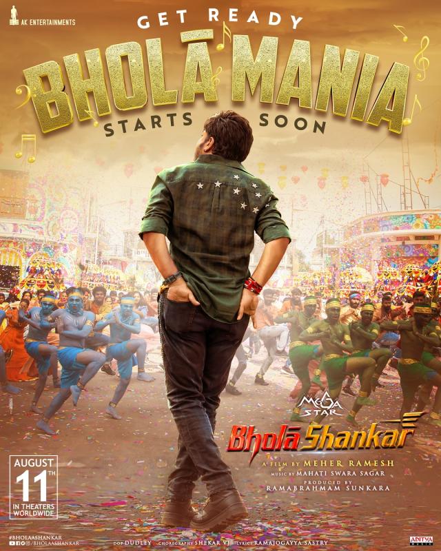 Mega Massive Movie Bholaa Shankar- Bholaa Mania Starts Soon