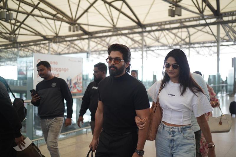 Allu Arjun flies to Delhi