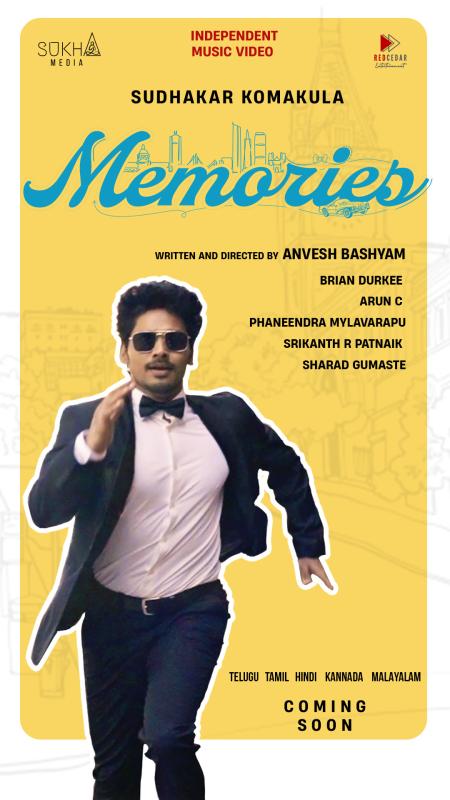 Talented Hero Sudhakar Komakula coming with Memories soon !