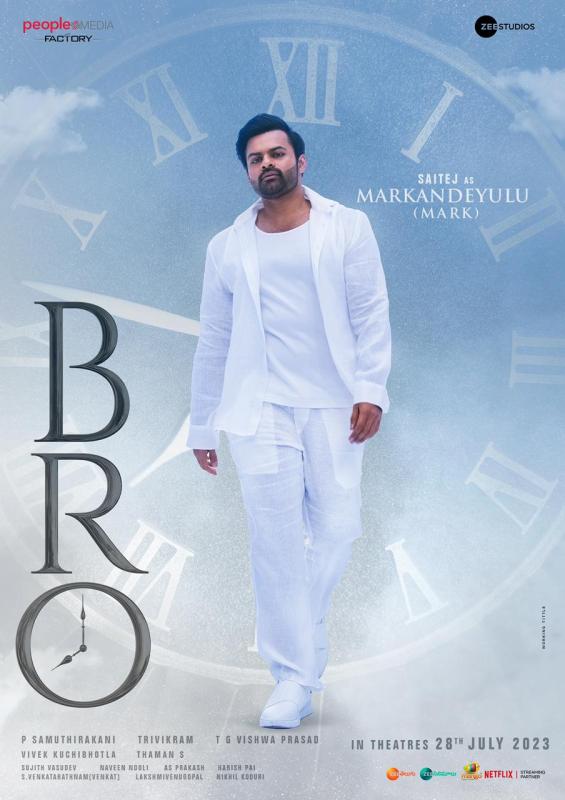 Pawan Kalyan-Sai Dharam Tej starrer Bro; here’s the first look of Sai Dharam Tej as Mark