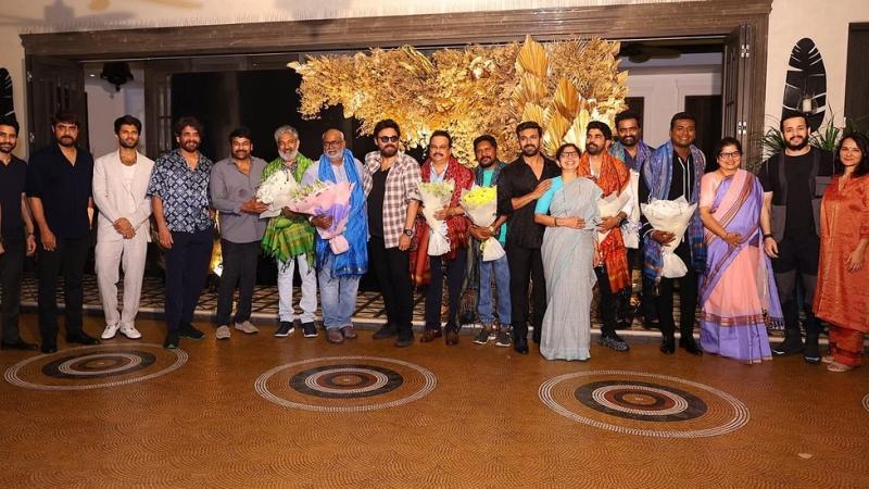 Global Star Ram Charan's birthday bash on Monday was star-studded